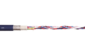 Специальный кабель для передачи данных и использования в гибких кабель-каналах CF11