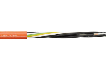 Специальный кабель электродвигателя CF885 для использования в гибких кабель-каналах