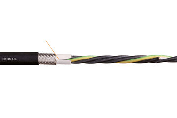 Специальный кабель электродвигателя CF35.UL для использования в гибких кабель-каналах