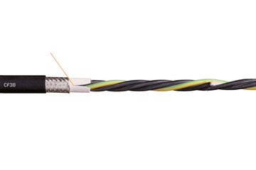 Специальный кабель электродвигателя CF38 для использования в гибких кабель-каналах