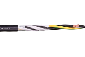 Специальный кабель электродвигателя CFROBOT6 для использования в гибких кабель-каналах