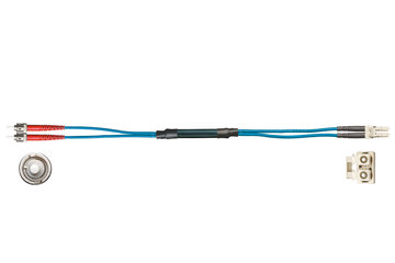 Оптоволоконный кабель TPE, гибкий, разъем A: ST, разъем B: LC