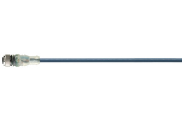 Соединительный специальный кабель для использования в гибких кабель-каналах, прямой, светодиодный, M12 x 1, CF.INI CF9