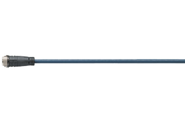 Соединительный специальный кабель для использования в гибких кабель-каналах, полностью экранированный, прямой, M12 x 1, CF.INI CF10