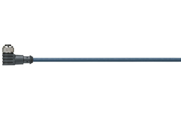 Соединительный специальный кабель для использования в гибких кабель-каналах, полностью экранированный, угловой, M12 x 1, CF.INI CF10