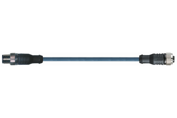 Промежуточный специальный кабель для использования в гибких кабель-каналах, экранированный, прямой, M12 x 1, CF.INI CF10