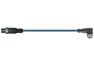 Промежуточный специальный кабель для использования в гибких кабель-каналах, экранированный, угловой, M12 x 1, CF.INI CF10