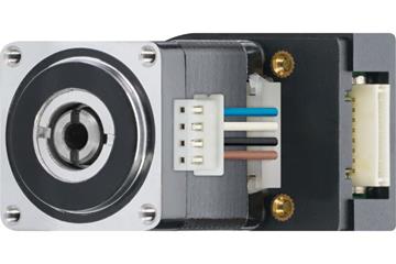 drylin® E lead screw stepper motor, stranded wires with JST connector and encoder, short design, NEMA11