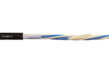 Оптоволоконный специальный кабель CFROBOT5 для использования в гибких кабель-каналах