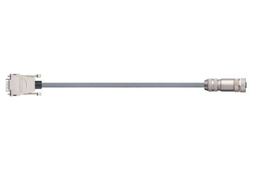 Кабель кодового датчика readycable® аналогичный Festo NEBM-M12G8-E-xxx-N-S1G15, базовый кабель PVC (ПВХ) 7,5 x d