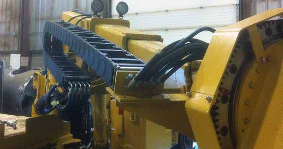 Рабочая платформа при прокладке туннелей