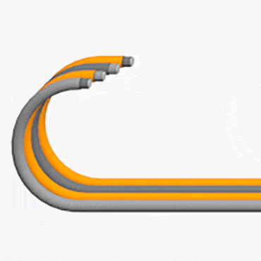 Анимация движения кабелей chainflex®