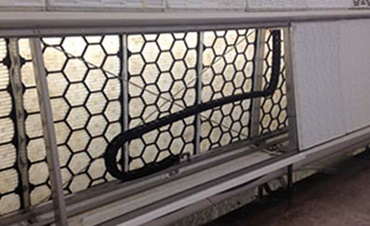 Система поперечных креплений для вертикальной фермы