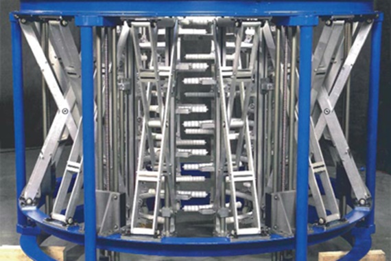 Один из агрегатов компании Reifenhäuser GmbH для производства пленки методом экструзии с раздувом