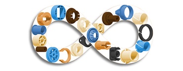 Различные подшипники по специальному заказу, изготовленные в компании igus® в соответствии с вашими требованиями