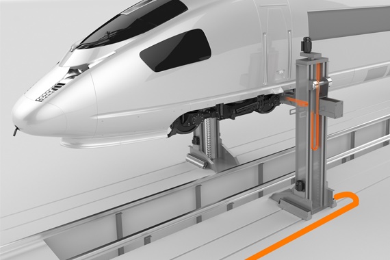Подъемные платформы для поездов с e-chains и кабелями chainflex