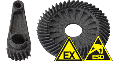 ESD/ATEX 3D-печаь и прутковый материал для специальных компонентов