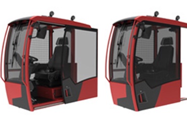 Кабина с линейной технологией drylin® для раздвижной двери