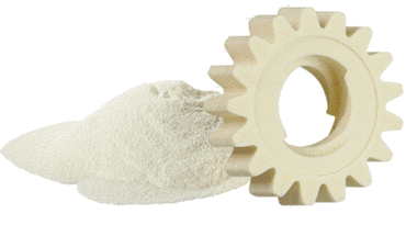 3D-печать лазерным спеканием материала с зубчатым колесом