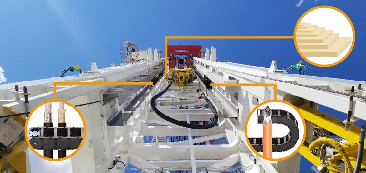 Система верхнего привода с изделиями igus.